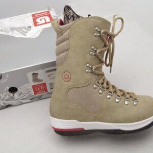 NEW $300 Burton Idiom Mens Snowboard Boots! Size 7 or 7.5 Tan Leather